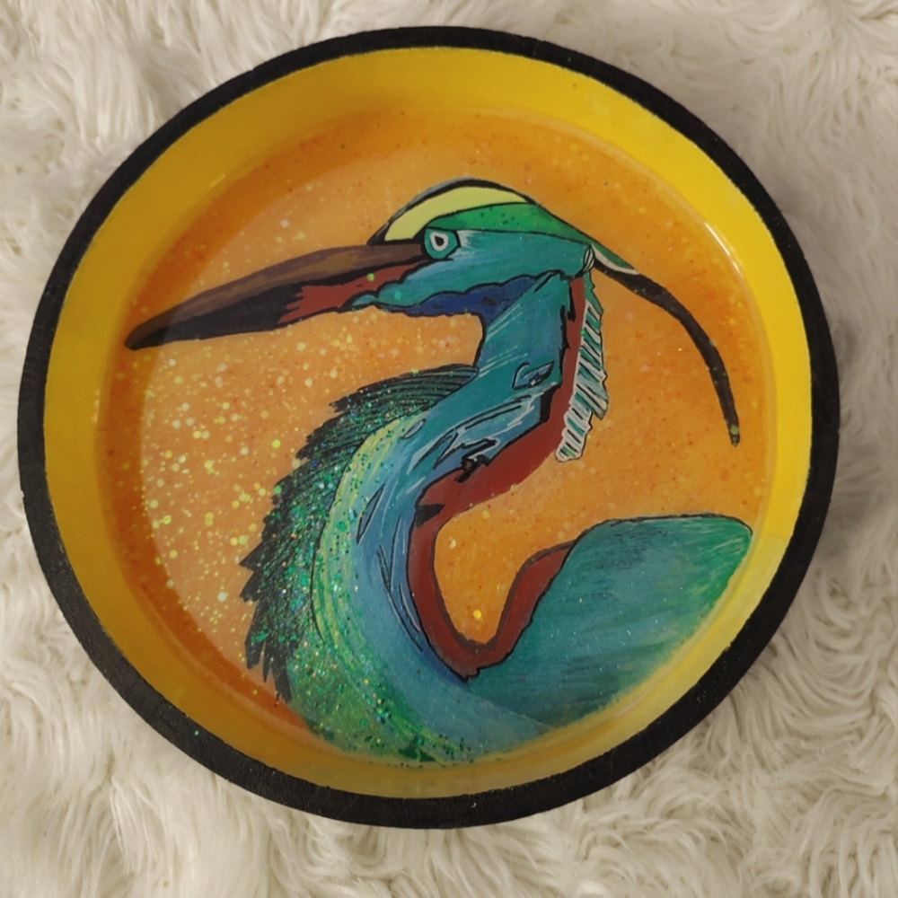 Tropical bird home accent